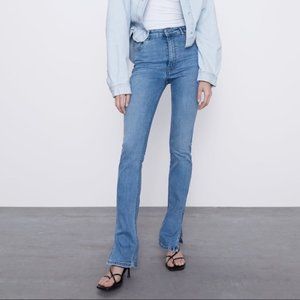 Zara | Jeans | Zara Slit Jeans | Poshmark